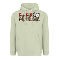 Matcha baseball grandma with leopard Heavyweight Hoodie - texasbilliewilder