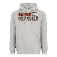 Baseball Grandma With Leopard Heavyweight Hoodie | Teevron