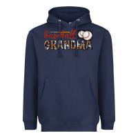 Navy baseball grandma with leopard Heavyweight Hoodie - texasbilliewilder