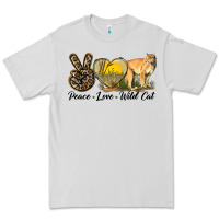 Peace Love Wild Cat Premium Tee | Teevron
