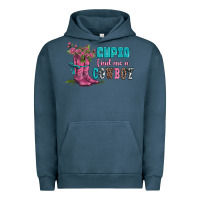 Pigment Midnight Navy velantines day cupid find me a cowboy Urban Hoodie - AdoDesignShop