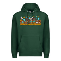 Sports Green nurse squad libbey glass Premium Hoodie - BundleAndBundleShop