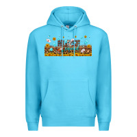 Ocean Blue nurse squad libbey glass Premium Hoodie - BundleAndBundleShop