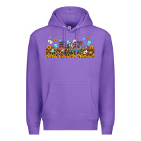 Purple nurse squad libbey glass Premium Hoodie - BundleAndBundleShop