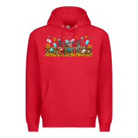 Red nurse squad libbey glass Premium Hoodie - BundleAndBundleShop