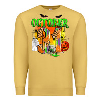Antique Gold october 31 Premium Sweatshirt - Zillion Design Studio
