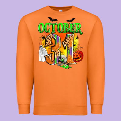 October 31 Premium Sweatshirt Designed By Zillion Design Studio