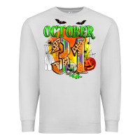 Dove Grey october 31 Premium Sweatshirt - Zillion Design Studio