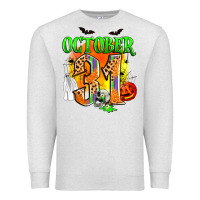 Oatmeal Heather october 31 Premium Sweatshirt - Zillion Design Studio