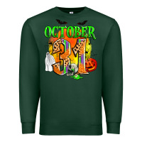Sports Green october 31 Premium Sweatshirt - Zillion Design Studio
