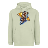 Matcha football lightning bolt Heavyweight Hoodie - Zillion Design Studio