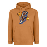 Meerkat football lightning bolt Heavyweight Hoodie - Zillion Design Studio