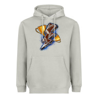 Moon Dust football lightning bolt Heavyweight Hoodie - Zillion Design Studio