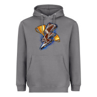 Storm football lightning bolt Heavyweight Hoodie - Zillion Design Studio