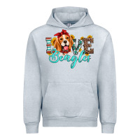 Heather Grey love beagles Urban Hoodie - Artiststas