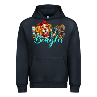Navy love beagles Urban Hoodie - Artiststas