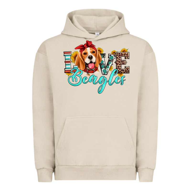 Love Beagles Urban Hoodie by Artiststas | Teevron