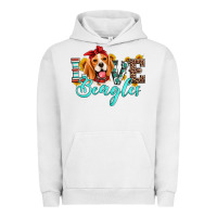 Pigment Lunar Rock love beagles Urban Hoodie - Artiststas