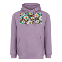 Lavender leopard daisy Heavyweight Hoodie - RanaPortraitStore