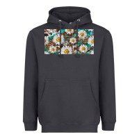 Smoke leopard daisy Heavyweight Hoodie - RanaPortraitStore
