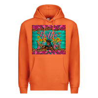 Carrot Rottie mom with roses Premium Hoodie - Artiststas
