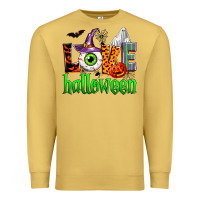 Antique Gold love halloween Premium Sweatshirt - Zillion Design Studio