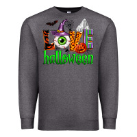 Charcoal Heather love halloween Premium Sweatshirt - Zillion Design Studio