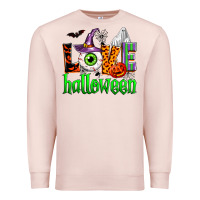 Pale Pink love halloween Premium Sweatshirt - Zillion Design Studio