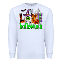 White love halloween Premium Sweatshirt - Zillion Design Studio