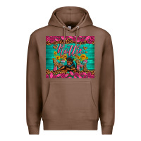 Chestnut Rottie mom with roses Premium Hoodie - Artiststas