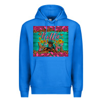 True Royal Rottie mom with roses Premium Hoodie - Artiststas