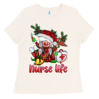 Bone christmas nurse life gnome Ladies Tee - BarkalooDesign