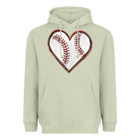 Matcha baseball heart Heavyweight Hoodie - texasbilliewilder