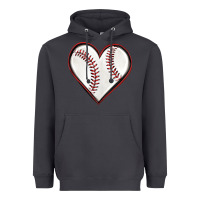 Smoke baseball heart Heavyweight Hoodie - texasbilliewilder