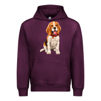 Mauve Wine beagle Urban Hoodie - Artiststas