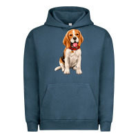 Pigment Midnight Navy beagle Urban Hoodie - Artiststas