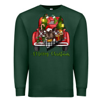 Sports Green merry christmas truck Premium Sweatshirt - RanaPortraitStore