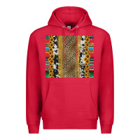 Cardinal western serape cowhide Premium Hoodie - Jasminsmagicworld
