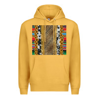 Mustard western serape cowhide Premium Hoodie - Jasminsmagicworld