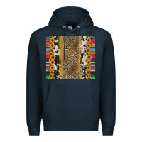 Navy western serape cowhide Premium Hoodie - Jasminsmagicworld