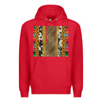 Red western serape cowhide Premium Hoodie - Jasminsmagicworld