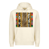 Sandshell western serape cowhide Premium Hoodie - Jasminsmagicworld