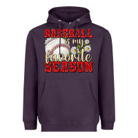 Plum baseball is my favorite season Heavyweight Hoodie - texasbilliewilder