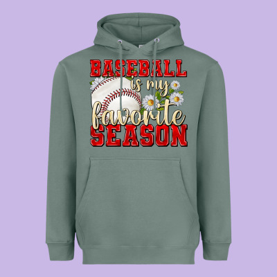 Heavyweight Hoodie baseball is my favorite season