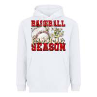 White baseball is my favorite season Heavyweight Hoodie - texasbilliewilder