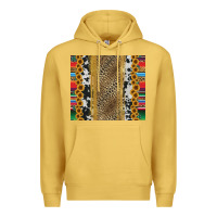 Antique Gold western serape cowhide Premium Hoodie - Jasminsmagicworld