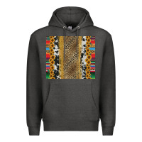 Charcoal Heather western serape cowhide Premium Hoodie - Jasminsmagicworld
