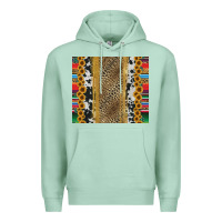 Seafoam western serape cowhide Premium Hoodie - Jasminsmagicworld