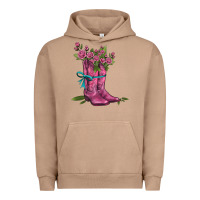 Pigment Burro valentines day western boots and roses Urban Hoodie - AdoDesignShop