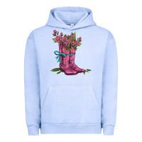 Pigment Grape Ice valentines day western boots and roses Urban Hoodie - AdoDesignShop